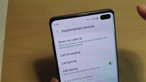 How do I hide my number on Samsung s10?